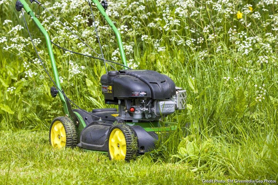 Fauchage avant tondeuse